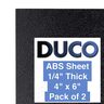 ABS Black Plastic Sheets 1/4 Inch Thick 4