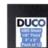 ABS Black Plastic Sheets 1/8 Inch Thick 4