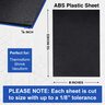 ABS Black Black Plastic Sheets 1/8 Inch Thick 8