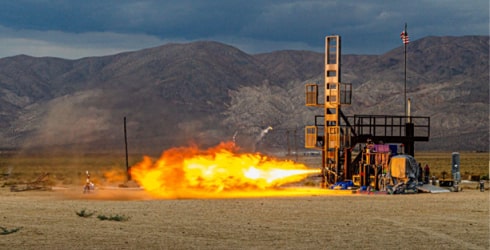 Masa Biopropellant Rocket test